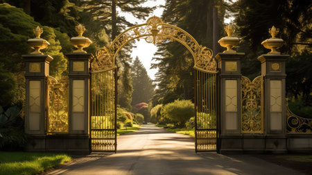 museums gold gateの素材