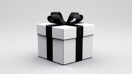 minimalist gift box mockupの素材