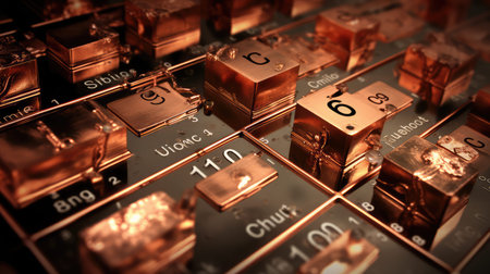transition copper periodic tableの素材