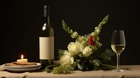 decor blank wine bottleの素材