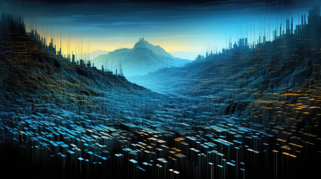 storage data mountainの素材