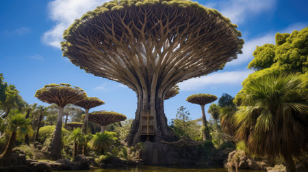 tropical dragon treeの素材