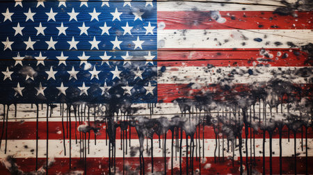 wooden black splatterの素材