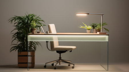sleek cubicle deskの素材