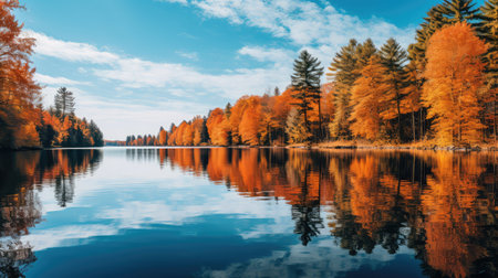 autumn blue fallの素材