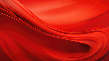 curves red abstract waveの素材