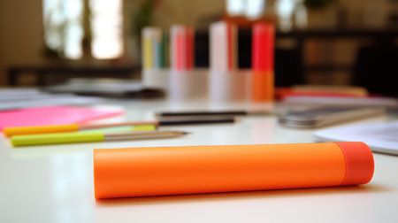 vibrant orange highlighterの素材