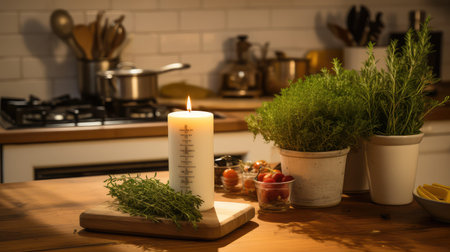 spices kitchen candleの素材