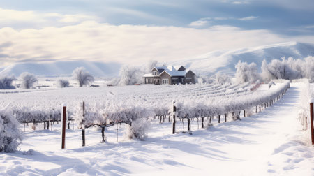 serene holiday wine tastingの素材