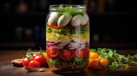 ingredients jars glassの素材