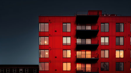 design red buildingの素材