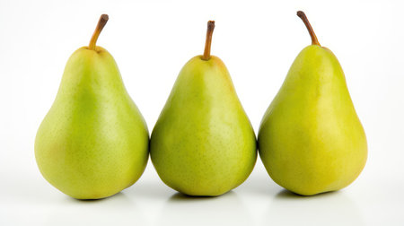 group pear white backgroundの素材