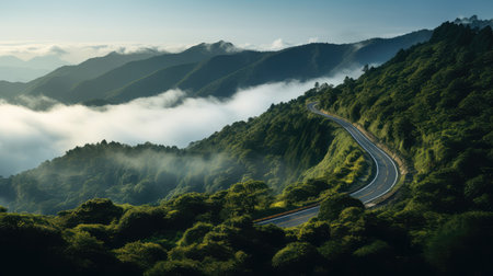 mist road horizonの素材
