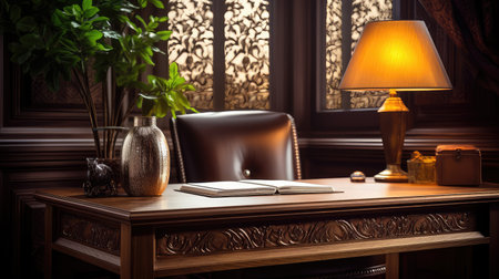 carved office woodの素材