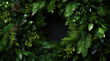 juniper green wreathの素材