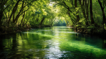 forest green riverの素材