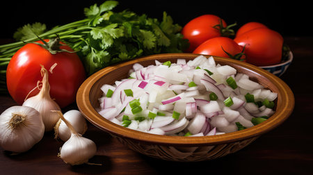 salad white onionの素材