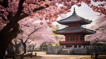 blossom architecture treeの素材
