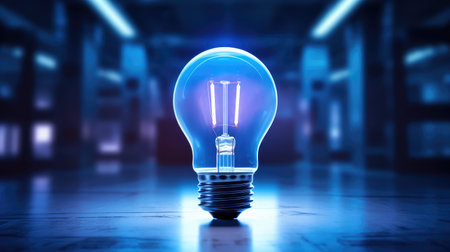 glow blue lightの素材