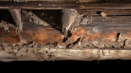 fungus wood rotの素材