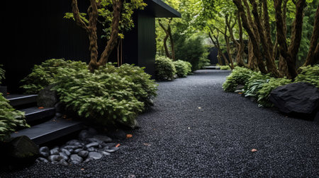 lush black gravelの素材