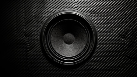 minimalist black speaker textureの素材