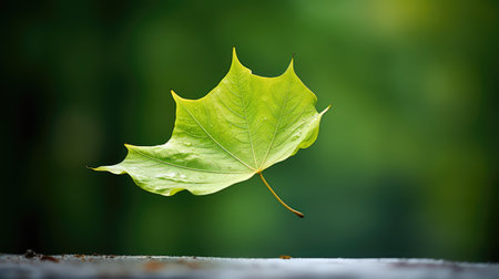fall tulip poplar leafの素材