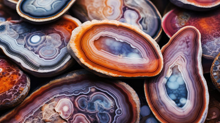banding agate textureの素材