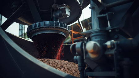 mixing asphalt plantの素材