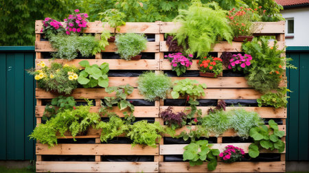 garden wood palletの素材