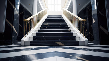 contrast black and white marbleの素材