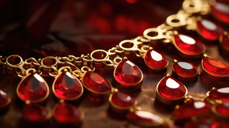 contrast gold and redの素材