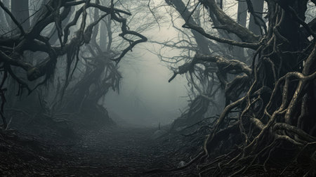 sinister creepy treesの素材