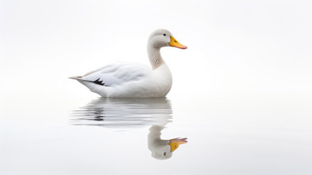 pd duck on white backgroundの素材