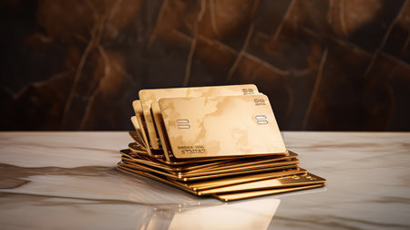 wealth credit card goldの素材