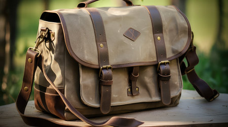 compartments canvas bagの素材
