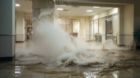 damage broken water pipeの素材