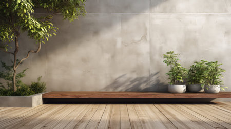 outdoor concrete wood backgroundの素材