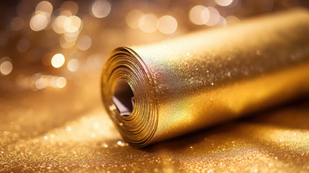 metallic gold wrapping paperの素材