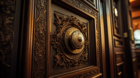 wooden door officeの素材