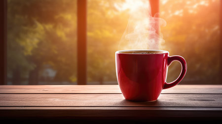 vibrant coffee mug redの素材