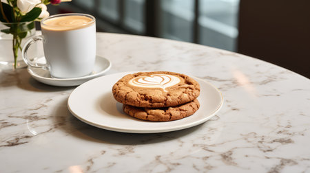 cinnamon coffee cookiesの素材
