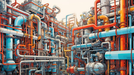 industrial canvas paint backgroundの素材