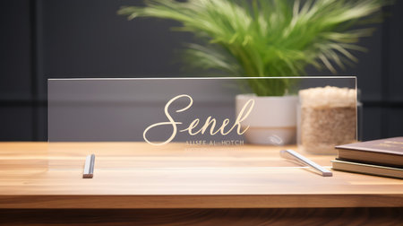 engraved desk nameの素材