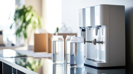 clean drinking water in officeの素材