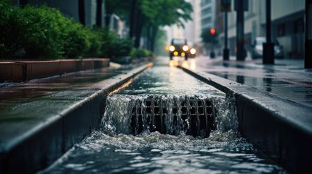 flood drain waterの素材