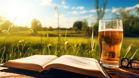 leisure books and beerの素材