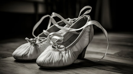 performance dance black and whiteの素材