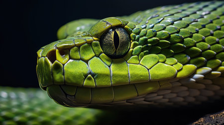 up green snake skinの素材