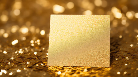 sparkle gold glitter squareの素材